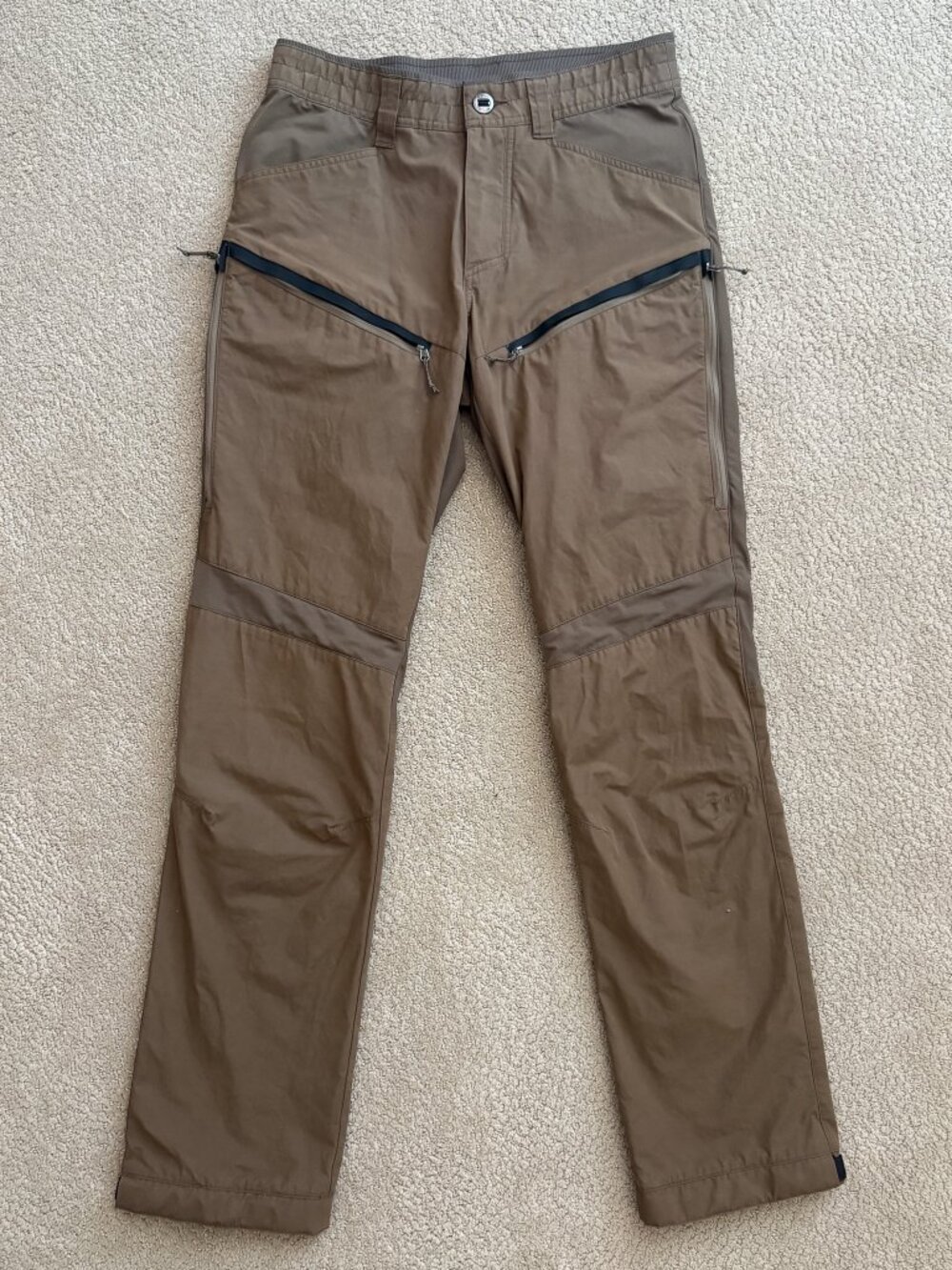 KUHL Radikl Outsider Pant 30x34 Klassik Fit Waxed Ripstop Driftwood Brown